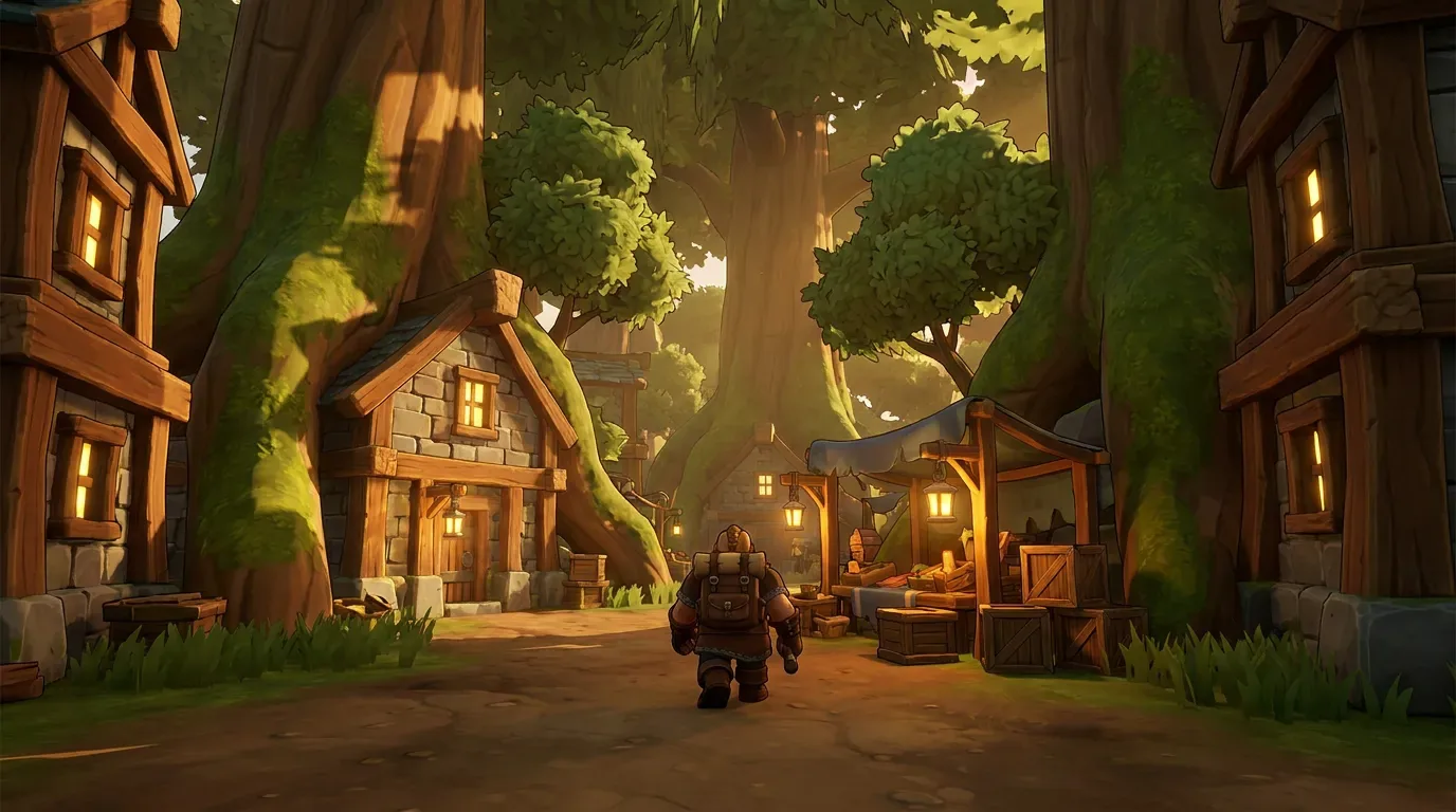 Concept art publié comme cible de direction artistique pour Mithrall