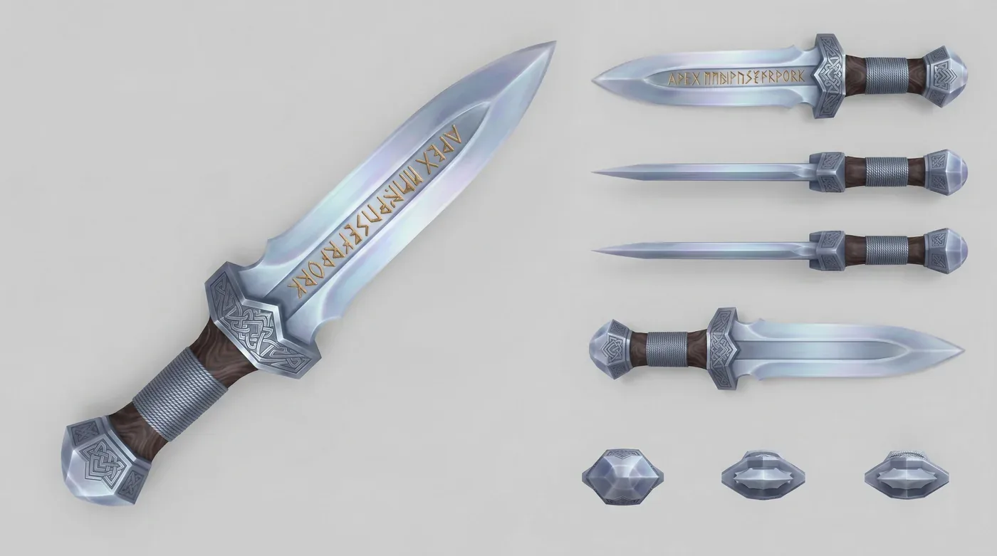 Concept officiel de dague naine