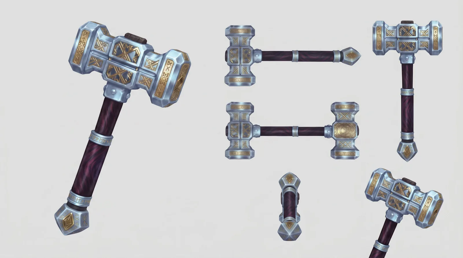 Concept officiel de marteau nain pour Mithrall